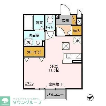 メルベーユの物件間取画像