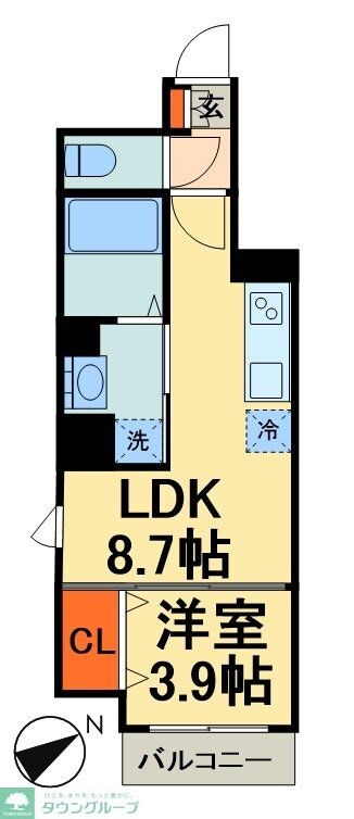 ピーニャ市川の物件間取画像