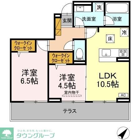ハイクレストの物件間取画像