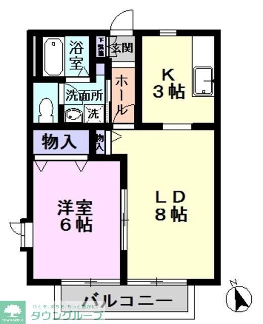 グランシード C棟の物件間取画像