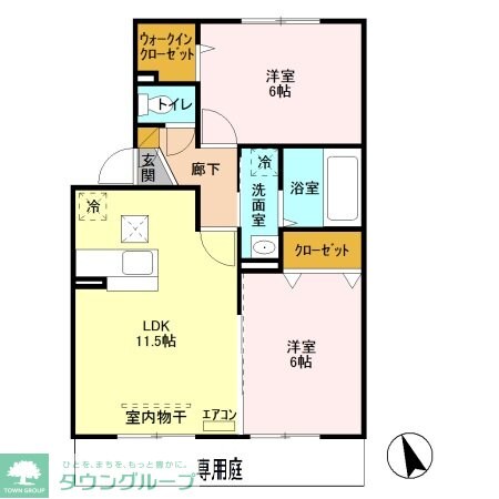 サンハイムの物件間取画像