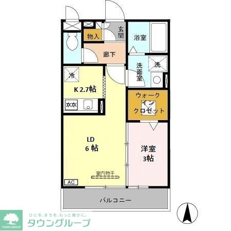 ベルレージュの物件間取画像