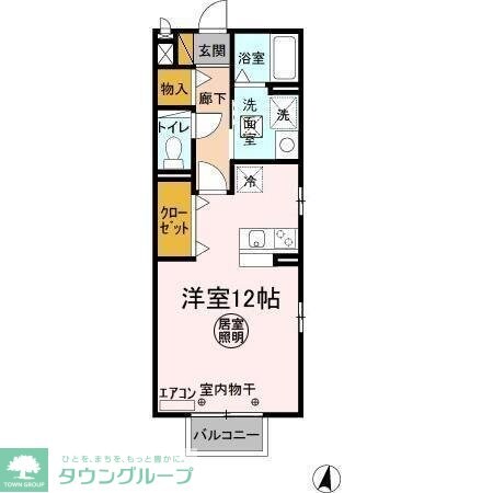 カーサ オークマの物件間取画像