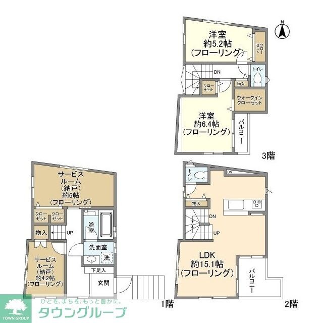 Kolet南行徳の物件間取画像