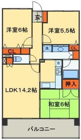 アンビシャスヒル船橋の物件間取画像