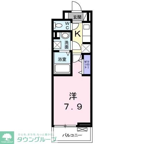 クラール本八幡の物件間取画像