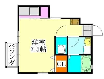 クロシェット津田沼の物件間取画像