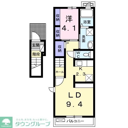 クレアの物件間取画像