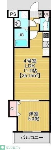 Albion新検見川の物件間取画像