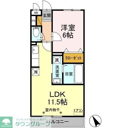 コスモ ガーデンの物件間取画像