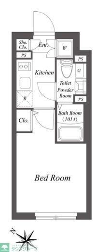 ラクラス南行徳の物件間取画像