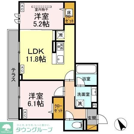 D-Raffineの物件間取画像