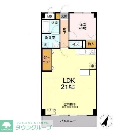 YS習志野台の物件間取画像