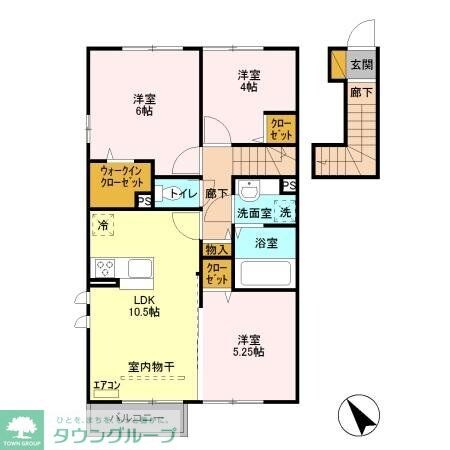 ルピナスの物件間取画像