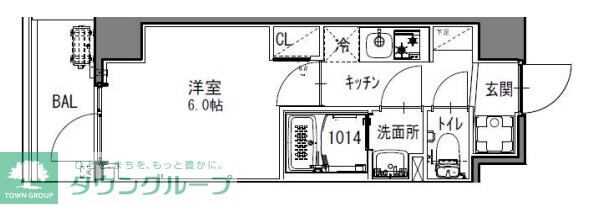 S-RESIDENCE本中山aloriaの物件間取画像