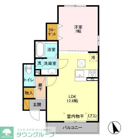 マノワール ドゥの物件間取画像