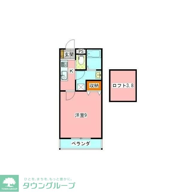 グリーンゲイブルズの物件間取画像