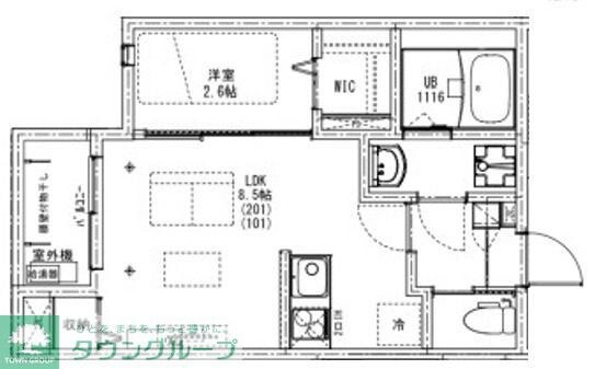 KEIAI RESIDENCE 新柏の物件間取画像