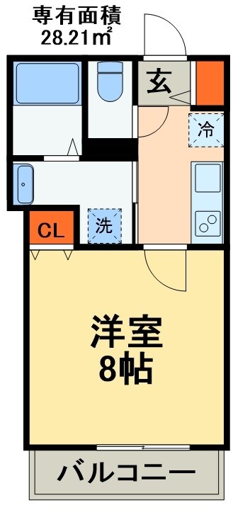 二元SQuAreの物件間取画像
