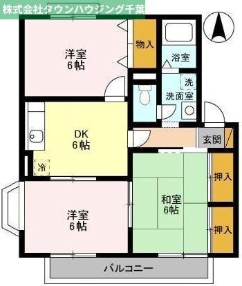 ヴィラモデルナDの物件間取画像