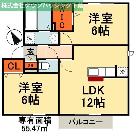 リヴェールの物件間取画像