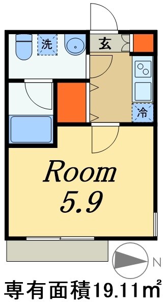 フェリスヴィラ船橋の物件間取画像