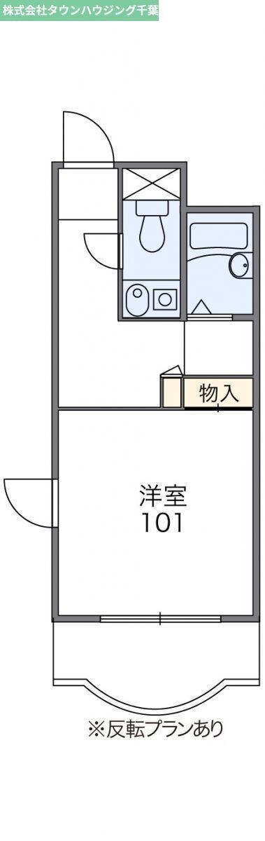 レオパレスパティオの物件間取画像
