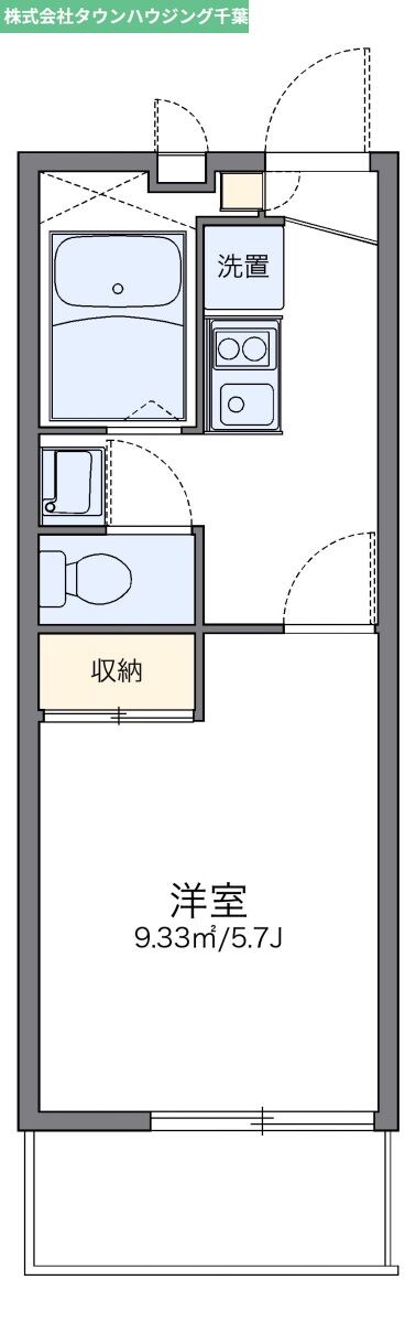 レオパレスエクセル 都町の物件間取画像