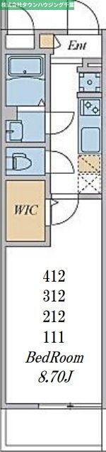 スカイグランデ新千葉の物件間取画像
