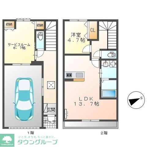 G・シエルクレールの物件間取画像