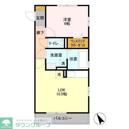 プリモ フィオーレの物件間取画像