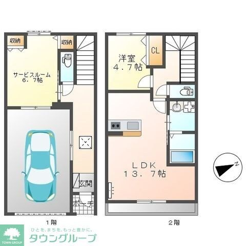 G・シエルクレールの物件間取画像