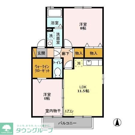 メルヴェイユ ABCの物件間取画像