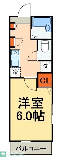MELDIA京成津田沼の物件間取画像