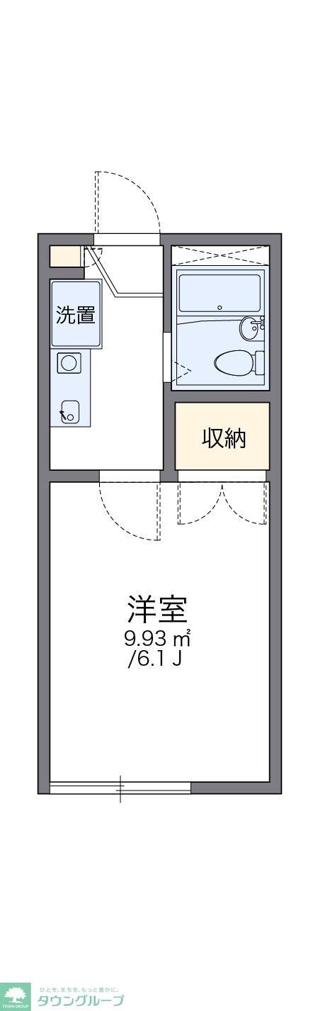 レオパレスフラワーアイランドの物件間取画像