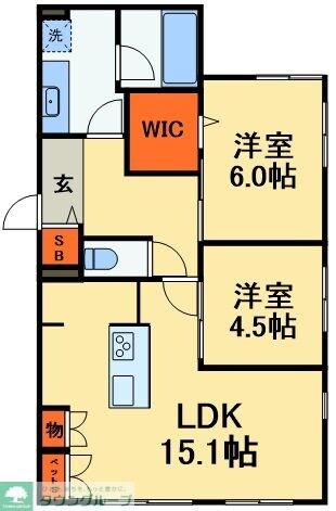 ソフィア南流山の物件間取画像