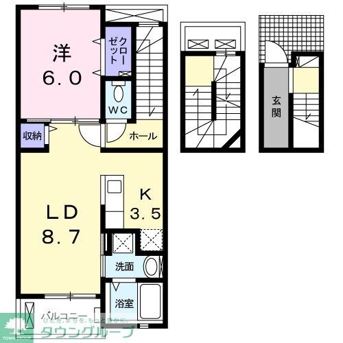 プラーンドルIVの物件間取画像