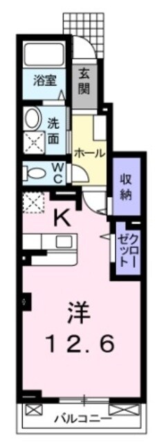 クラスターヒルの物件間取画像