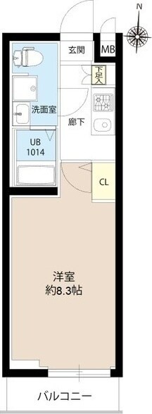 エスタート亀有の物件間取画像