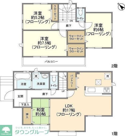 Kolet船橋三咲の物件間取画像