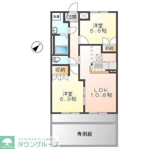 プロニティおおたかの森の物件間取画像