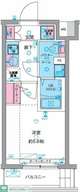 GENOVIA天王台の物件間取画像