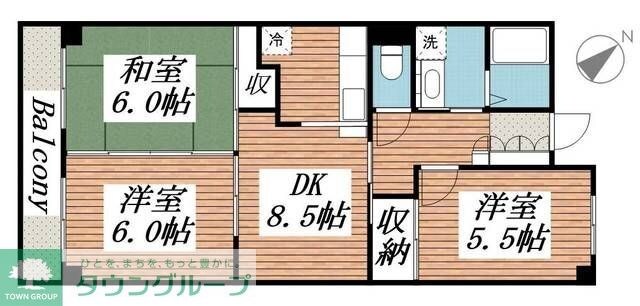 山口ビルの物件間取画像