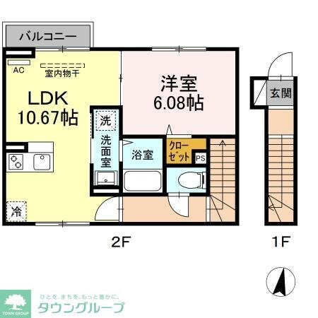 セレスティア北小岩の物件間取画像