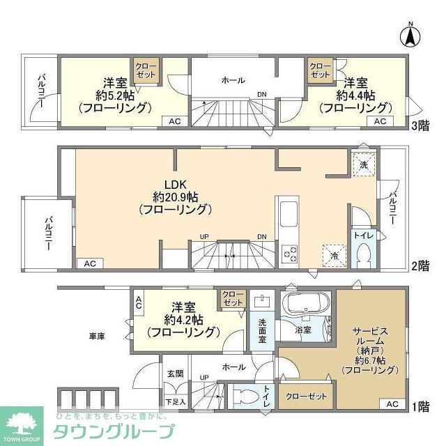 Kolet竹ノ塚#04の物件間取画像
