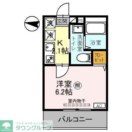 キャメル三郷中央4の物件間取画像
