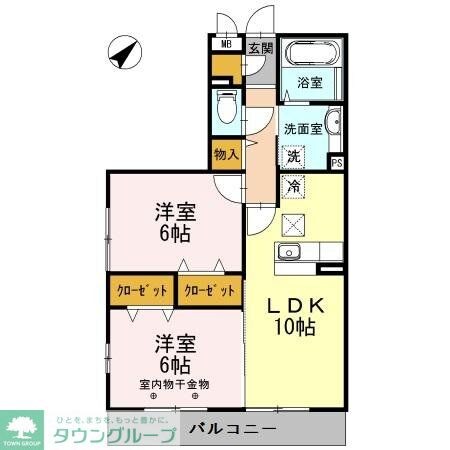 サンレーモの物件間取画像