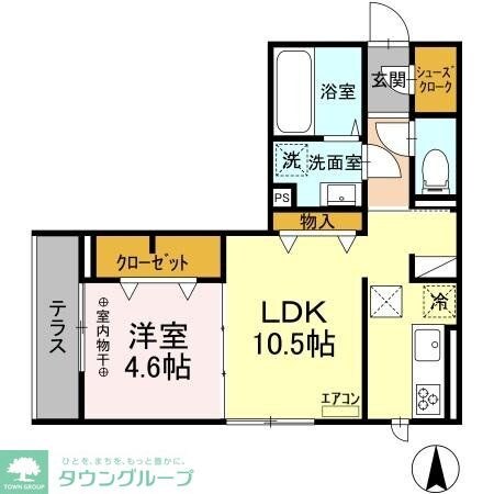 アベニールの物件間取画像