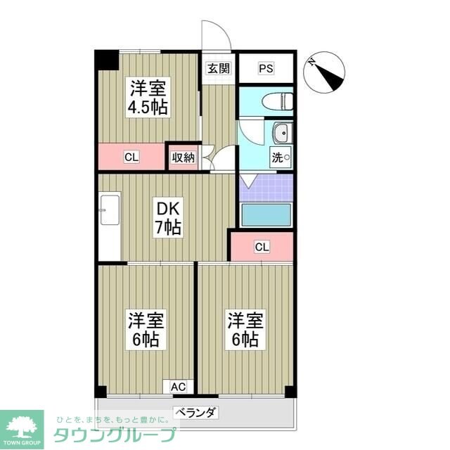 源七第三コーポラスの物件間取画像