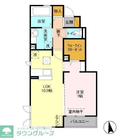 グリーンテリアGIの物件間取画像